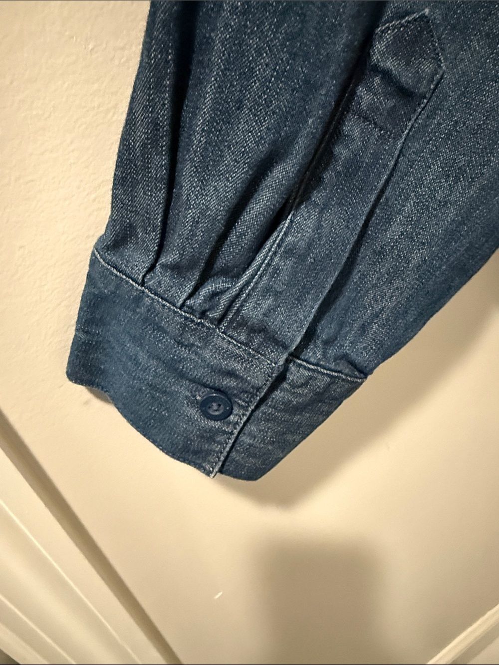 Woolrich Indigo Denim Button-Down Shirt - Picture 7 of 9